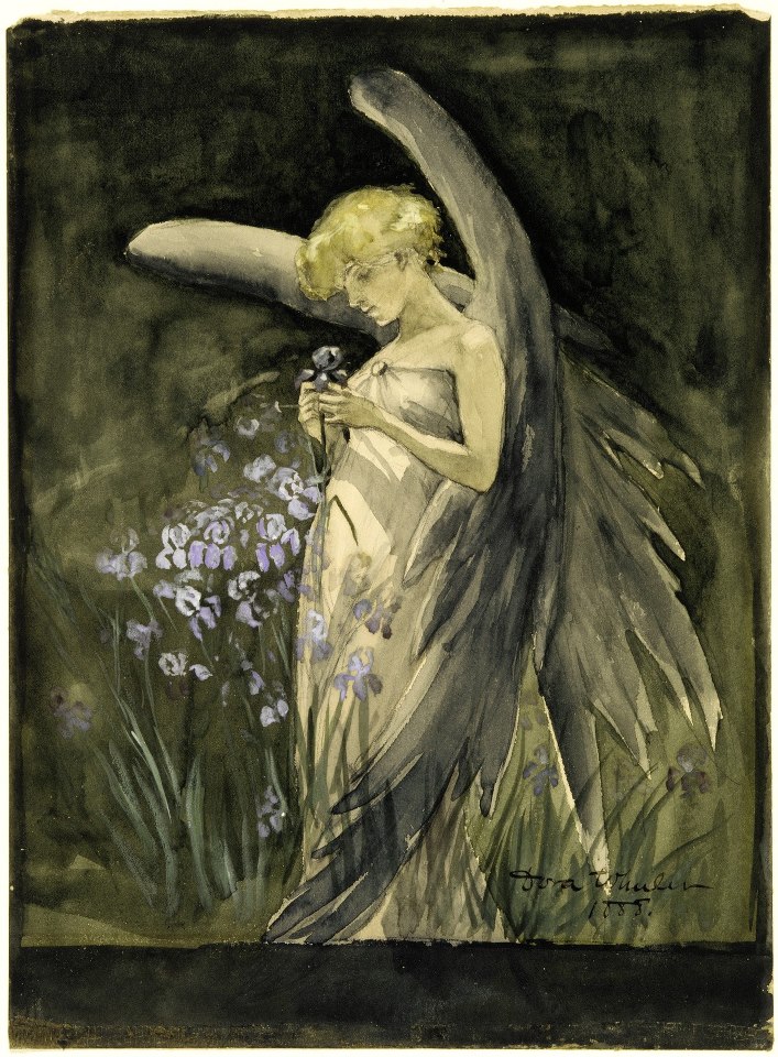 Dora Wheeler, Fairy in Irises, 1888